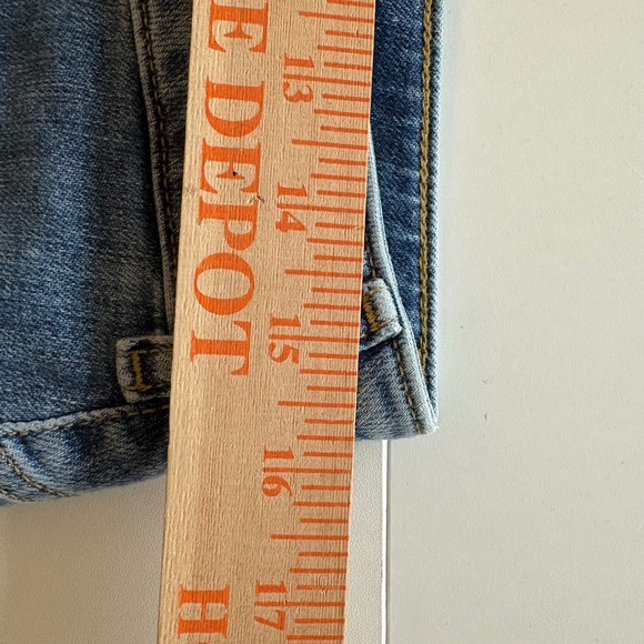 Pilcro The Wanderer Jeans Womens 29 Blue Utility Patch Pocket High Rise - Picture 9 of 9